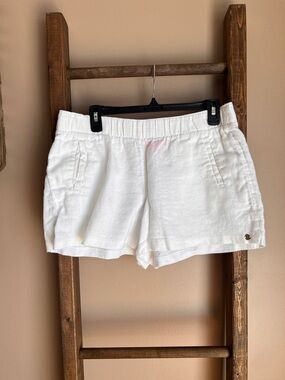 Lily Pulitzer White Linen Shorts